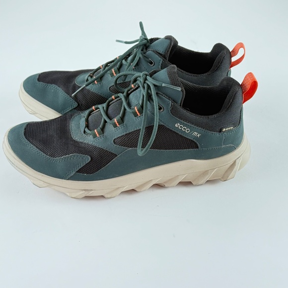 Ecco MX Low GTX Sneaker Gore-Tex Mens Shoe Size 7/7.5 EU41 Dark Green/Black - Picture 4 of 9
